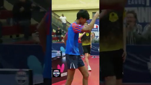 Nandan Naresh placed this ball PERFECTLY. #mltt #tabletennis #tabletennishighlights