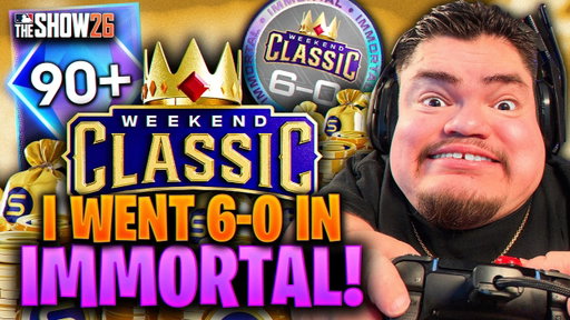 I Was a Perfect 6-0 in Immortal Weekend Classic. (1 Million Stub Rewards)