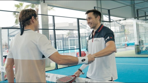 David Ferrer vs Fernando Belasteguín: el entreno que no esperabas
