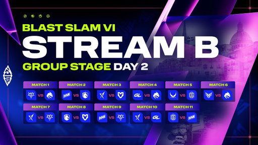 [B] BLAST SLAM VI: Malta, Group Stage, Day 2 - Dota 2 LIVE