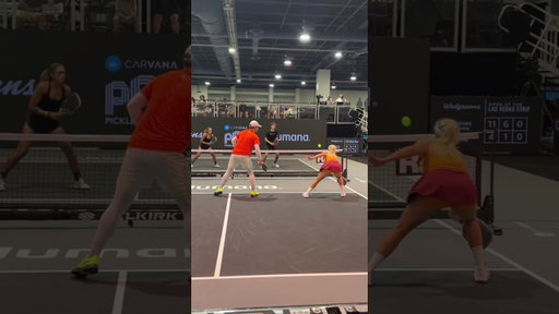 Ben Johns with an incredible one-handed backhand pickleball winner 💪
