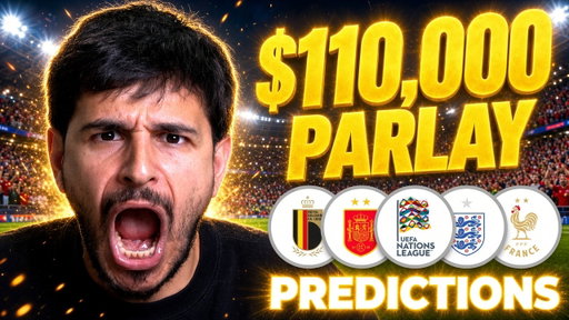 I'm Betting $110,000 on Nations League THIS WEEK! Soccer Best Bets, Tips & Predictions