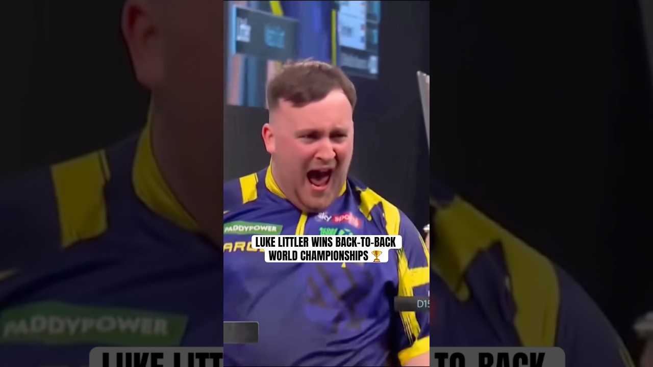 18-year-old Luke Littler wins world title AGAIN 🎯 (via @officialpdc)
