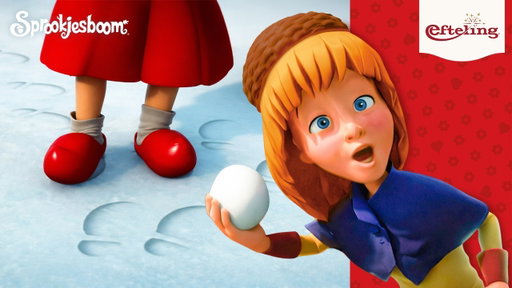 Efteling Sprookjesboom - Stappen in de sneeuw