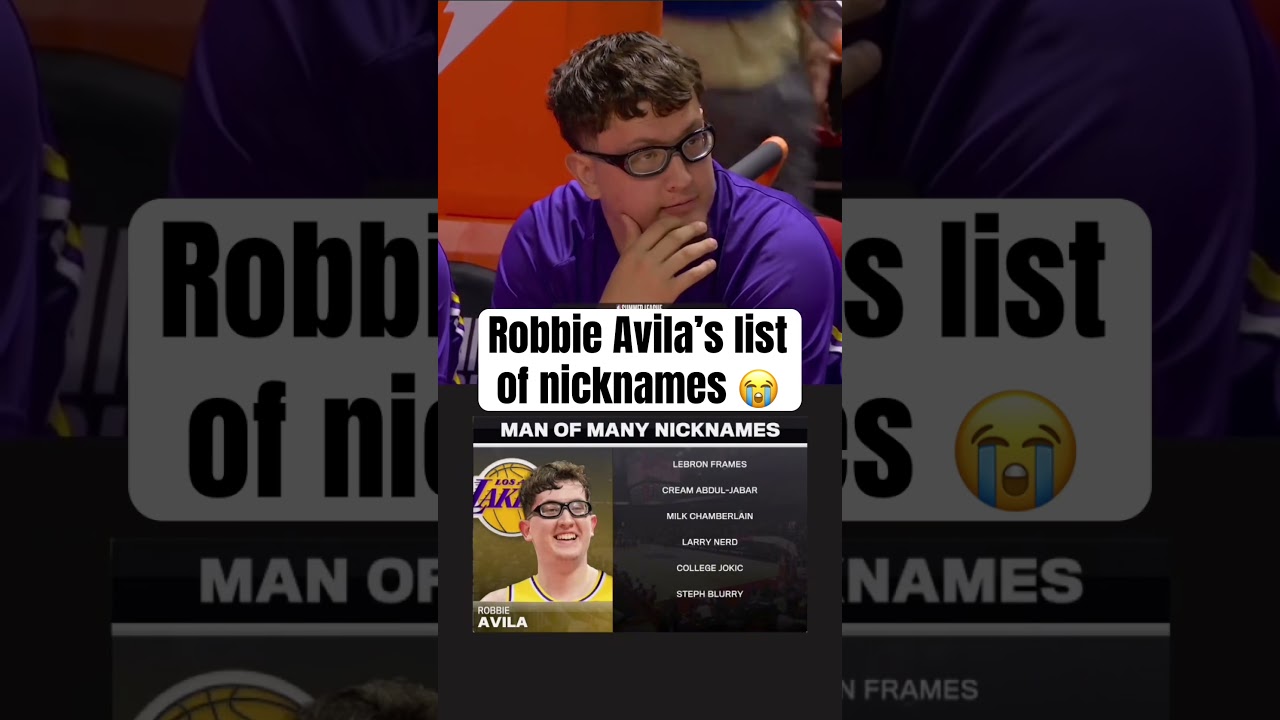 Which Robbie Avila nickname is your favorite? 🤔😆