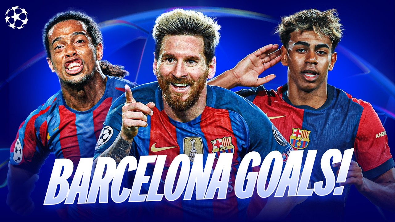 The BEST Barcelona Goals Of ALL TIME!