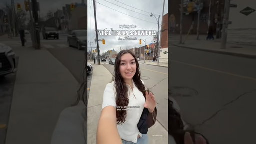 viral italian sandwiches in toronto 🥪🇮🇹 #toronto #torontolife