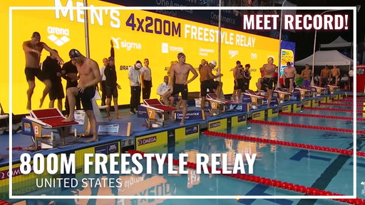United States Dominates 800M Freestyle Relay | 2026 Pan Pacific Swimming Championships