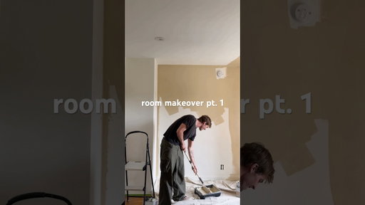 first room makeover in this house 🖤 #roommakeover #roomtransformation