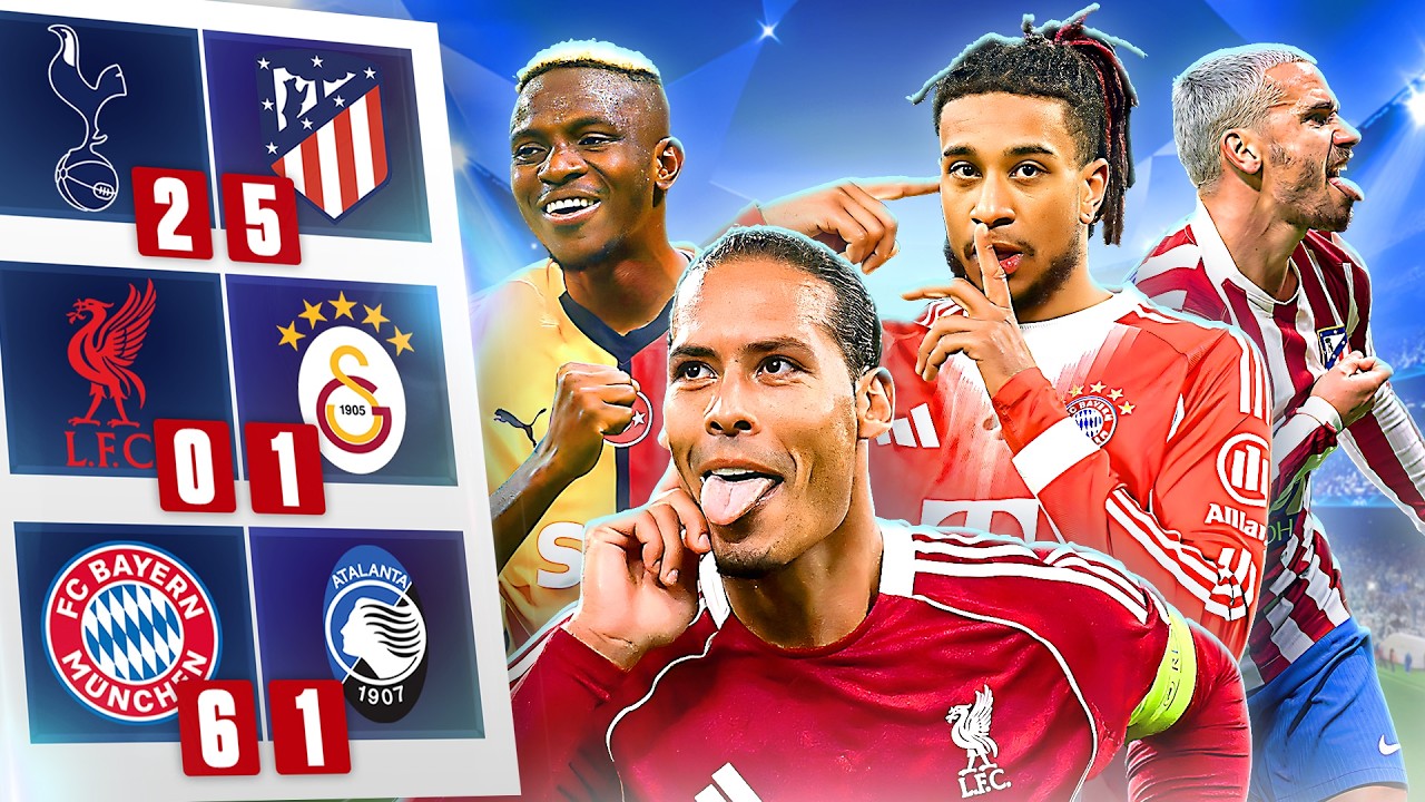 Liverpool 4-0 Galatasaray (Agg 4-1) | Tottenham 3-2 Atletico (Agg 5-7) | Champions League WATCHALONG