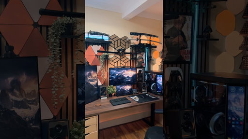 Cozy Maxed out Gaming/Desk Setup..