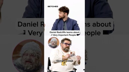 this is Daniel Radcliffe's sign to go on @veryimportantpeopleshow