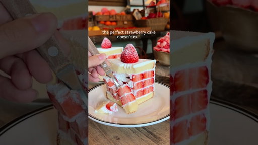 The perfect strawberry cake