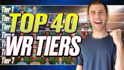 Top 40 WRs for 2026 Fantasy Football – Tier Breaks You Need to Know