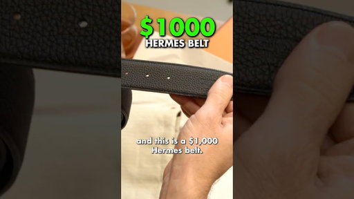 $15 Amazon Belt vs $1,000 Hermès Belt