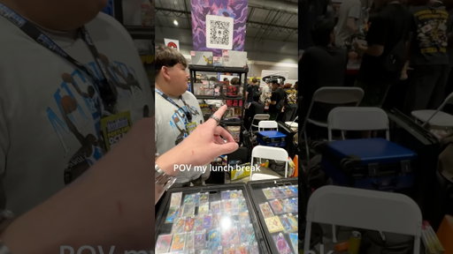POV Opening Packs at a Card Show #pokemontcg