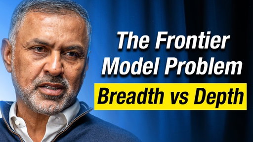 Nikesh Arora on the Frontier Model Problem: Breadth vs Depth | The Future of Token Costs