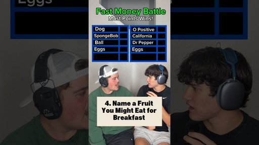 Fast Money Duel WITHOUT SOUND🔇🤣 Most Points Wins! #games #guessinggame #funny