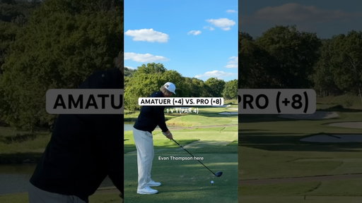 Notice anything between Amateur and Pro? #golf #shorts