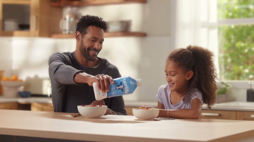 Cereal with fairlife ultra-filtered milk: More Protein, Less Sugar