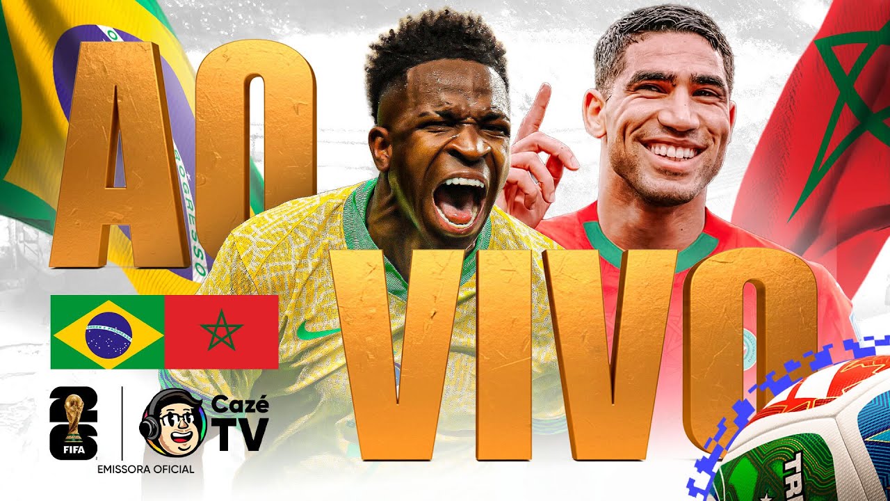 JOGO COMPLETO: BRASIL X MARROCOS | COPA DO MUNDO FIFA™ 2026 | 1ª RODADA | FASE DE GRUPOS