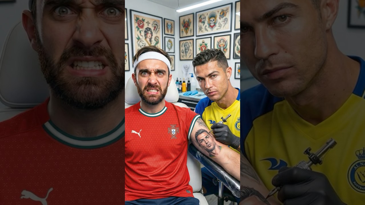 Would You Get A Ronaldo Tattoo For $1?
