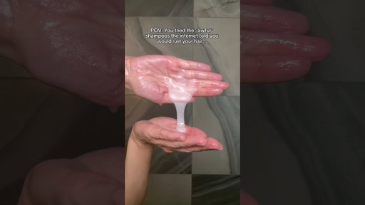 POV: You try the shampoos the internet hates