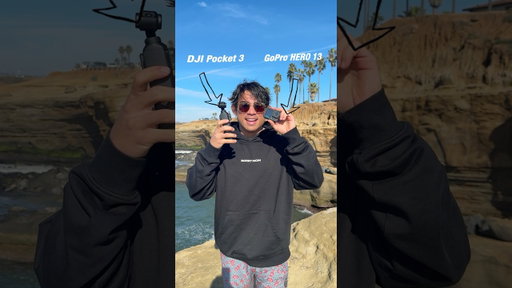 Two cameras. Two styles! DJI Osmo Pocket 3 vs GoPro Hero 13! #Vloggingcamera #OsmoPocket3
