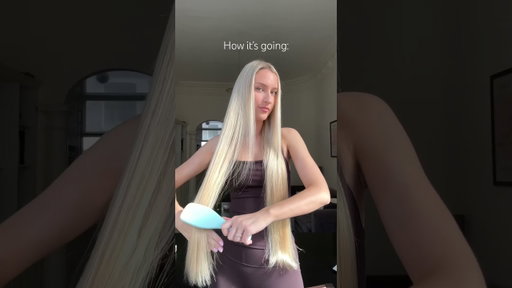 How it started vs how it’s going ✨ #hairtransformation #hairtips #hairroutine #longhair