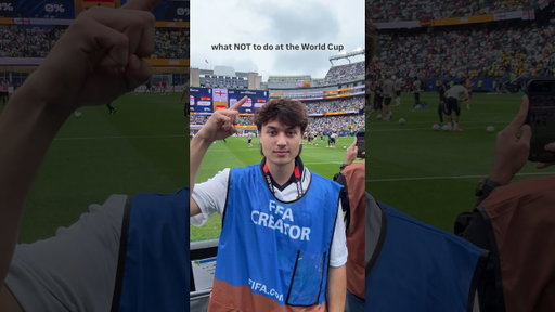 What not to do at the World Cup #ad #FIFAWorldCup