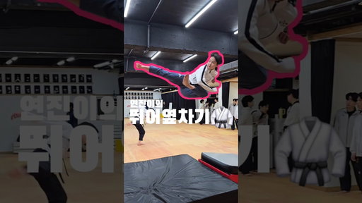 요정도면 몇점짜리 발차기일까요? #연진이