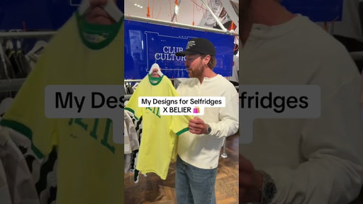 My brand collaboration with Selfridges #brandowner #fashion