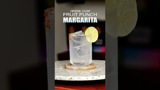 Crystal Clear Fruit Punch Margarita! 🍹✨ #cocktail #drink