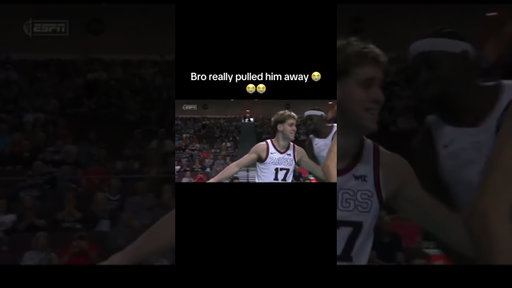 He’s seen this one before 😂😂 #gonzaga #lockin #marchmadness #collegebasketball #ncaabasketball