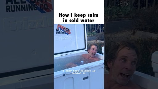 How I Keep Calm In Cold Water...