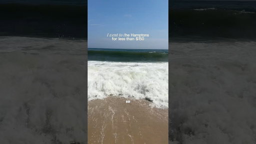 New NYC beach day hack unlocked ☀️🌊🏝️🙌🏼 #hamptons #nycvlog #beachvibes #beachlife #nyc