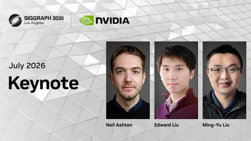 NVIDIA Keynote Live at SIGGRAPH 2026