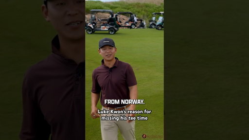 ⁠@LukeKwonGolf was still on Nordic time when he got to the ​⁠@InternetInvitational