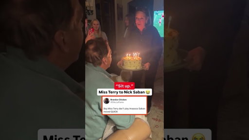 Miss Terry Was NOT PLAYING With Nick Saban 💀
