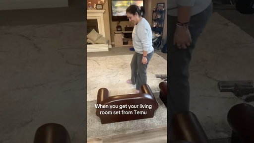 When they said the furniture was “90% off” they meant it literally