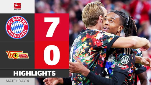 The Kane and Olise Late Night Show 🔥  | FC BAYERN - UNION BERLIN | Highlights | MD 4 – Bundesliga