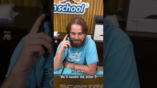 Step 1: Call Us!