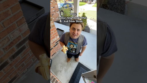 POV: the kid from Shrek is your neighbor! #shorts
