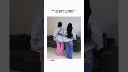 Who's sharing this hoodie with you... your boyfriend or your bestie? 💕✨