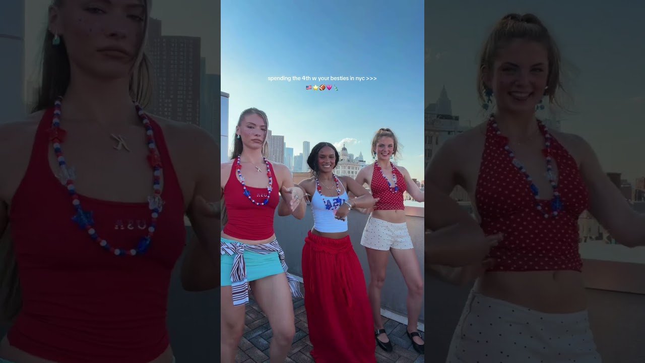 we look so festive & cute !!! 🙂‍↕️💗🇺🇸 happy 4th stay safe tonight!!! #trending #4thofjuly