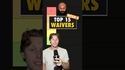 Waiver Wire Targets - Week 6 🎯
