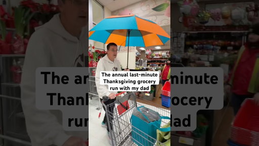 Thanksgiving Grocery Shopping with Kickball Dad