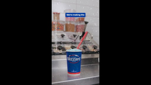 NEW! OREO® Snowdrift BLIZZARD® Treat