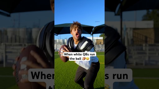 When white QBs run the ball 🏈🤣 #nfl #americanfootball #comedyshorts