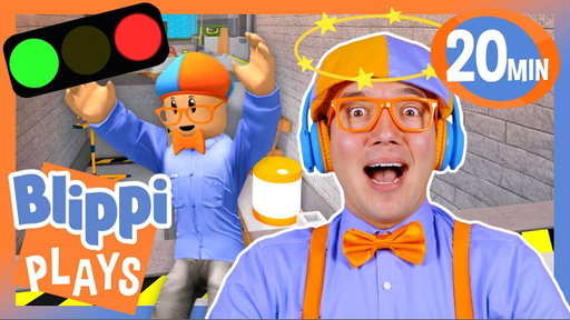 Blippi Beats Red Light Green Light in ROBLOX! | BEST OF BLIPPI PLAYS | Roblox Gaming Videos for Kids